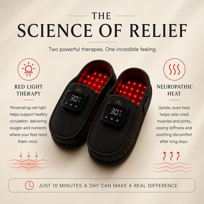 Pantuflas Aure Step™ de Luz Roja