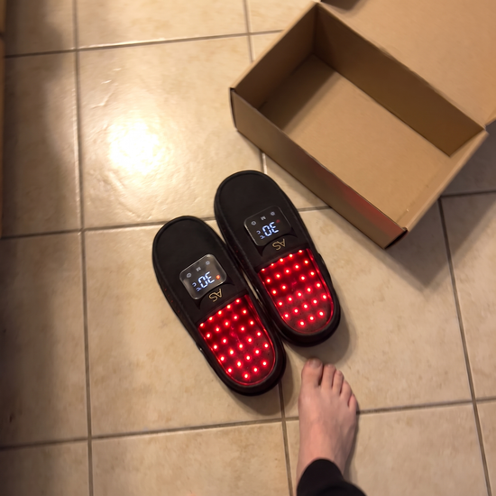 Aure Step™ Red Light Slippers — Step Into Wellness – AureStep